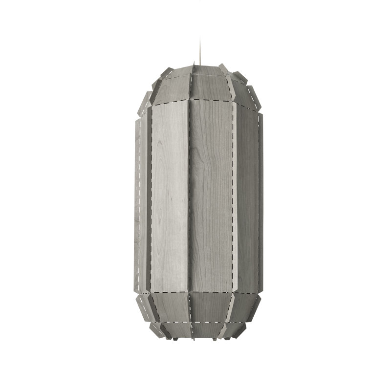 Stitches 1 - Light Pendant, Gray, E26/Medium (Standard)