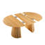 Table à rallonge Mid-Century moderne à piédestal, table de salle à manger multifonctionnelle pour 6 à 10 personnes et grande table basse