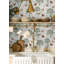 Papier peint poule en lin-124425780