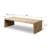 Approx.60 Inches Rustic Vintage Waterfall Coffee Table Weathered Natural