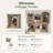 Oliverson Gray and Tan Collage Picture Frame