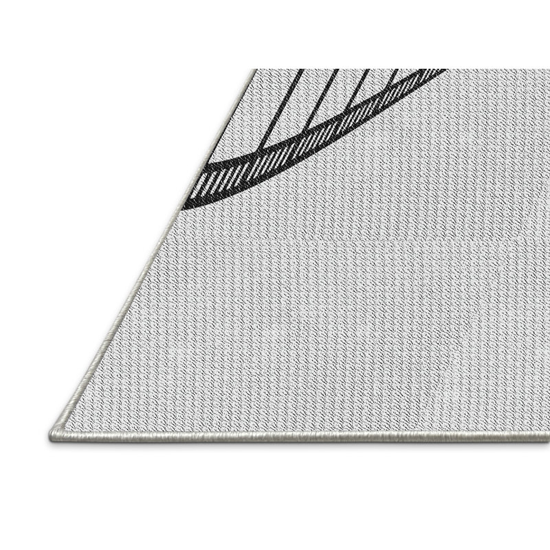 Abstract Indoor Rug, Rectangle 4' x 6'
