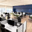 Bureaux d'établi Pro-Biz Triple côte à côte avec 3 panneaux d'intimité (par poste de travail)-18375394