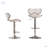 Upholstery Airlift Adjustable Swivel Barstool Set Of 2 without Table-1845907465