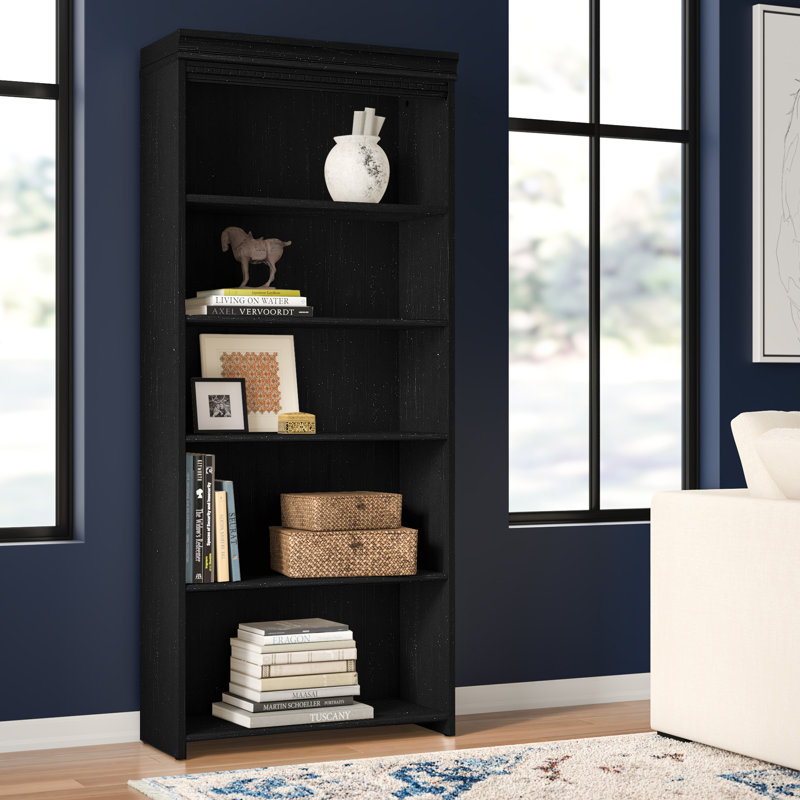 Bibliothèque standard H 68,94 "x l 29,57" Waelder, Noir