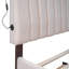 Lit plateforme tapissier grand avec lit gigogne simple Teddy Teddy