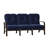 Fremont 75.25'' Wide Aluminum Patio Sofa with Cushions-26118131-26118109
