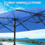 Grand parasol de patio de 15 pi, parapluie extérieur double face-1902624423