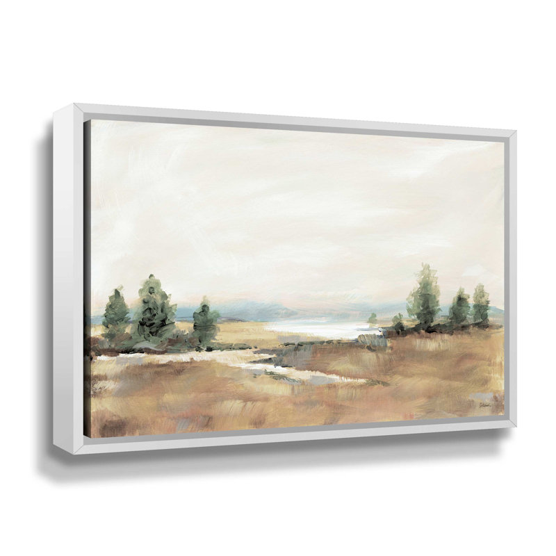Amity Pond Neutral - reproduction sur toile, Toile avec cadre flottant noir, H 36 po x l 48 po x P 2 po