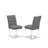 5-Piece Linen White Solid Wood Top - Round Dining Room Set - Seats-4-1609307321