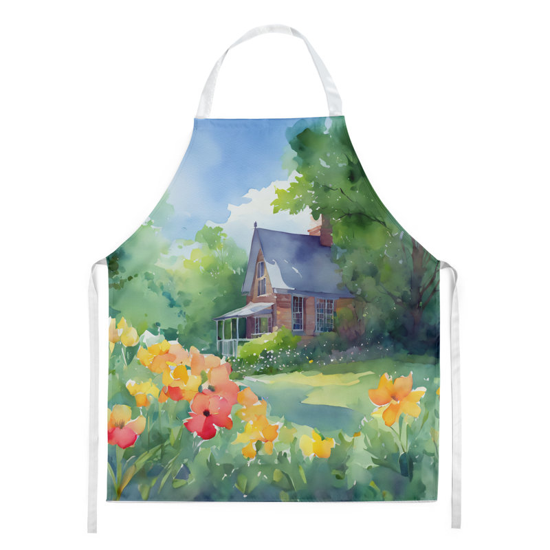 Iris du Tennessee en tablier aquarelle, Green Mayflowers vert