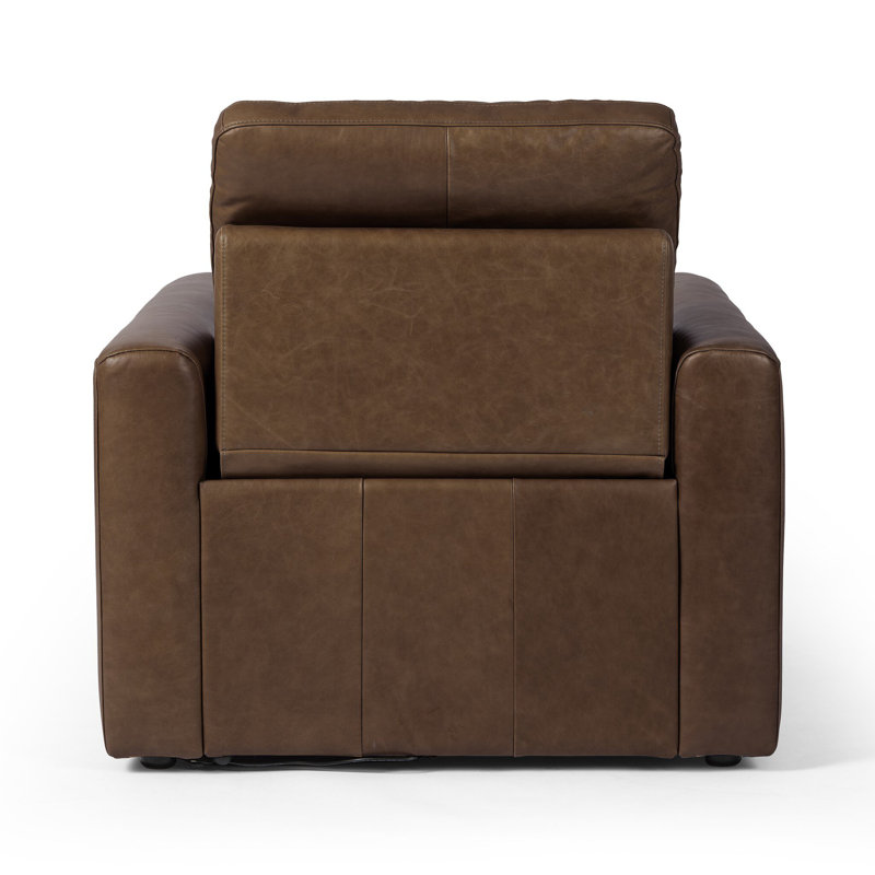 Tillery Recliner, Sonoma Coco, Top Grain Leather