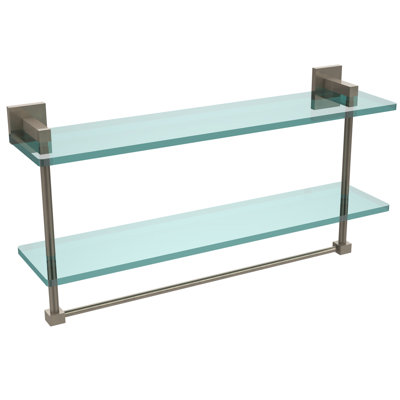 Haranu 2 Piece Tiered Shelf with Towel Bar