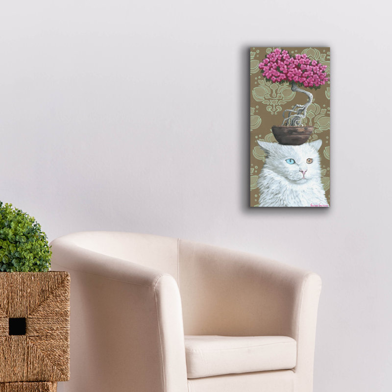  «Mr Rogato» par Heather Gauthier, art mural sur toile, 12 po x 24 po