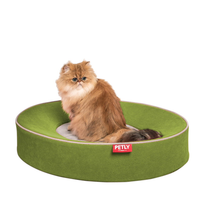 Orthopedic Microfibre Pet Bed, Green