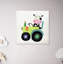 « jolie cow cow », peinture sur toile tendue-406373099