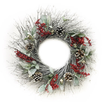Holiday Handcrafted Dried Mixed Assortment Wreath