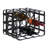 Coyer 12 Bottle Tabletop Wine Bottle Rack in Black