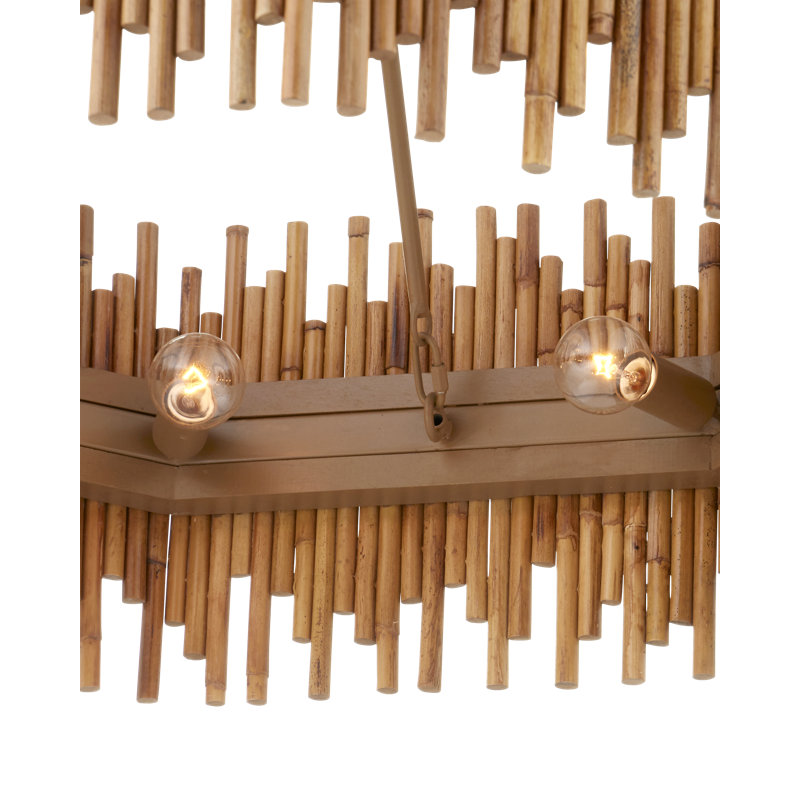 Teahouse 8 - Light Wrought Iron Chandelier