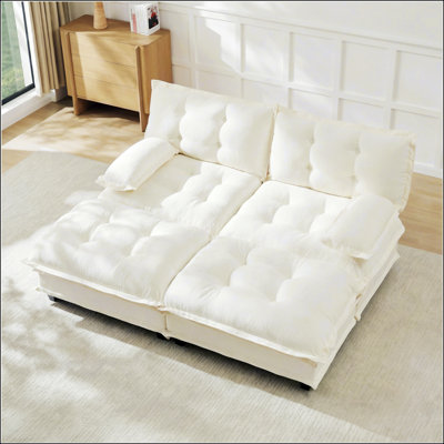 Canapé modulaire en L moderne avec repose-pieds, assise profonde et coussins en chenille confortables pour le salon et la chambre à coucher