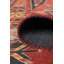 Tapis rouge marocain décoratif tissé-52534322