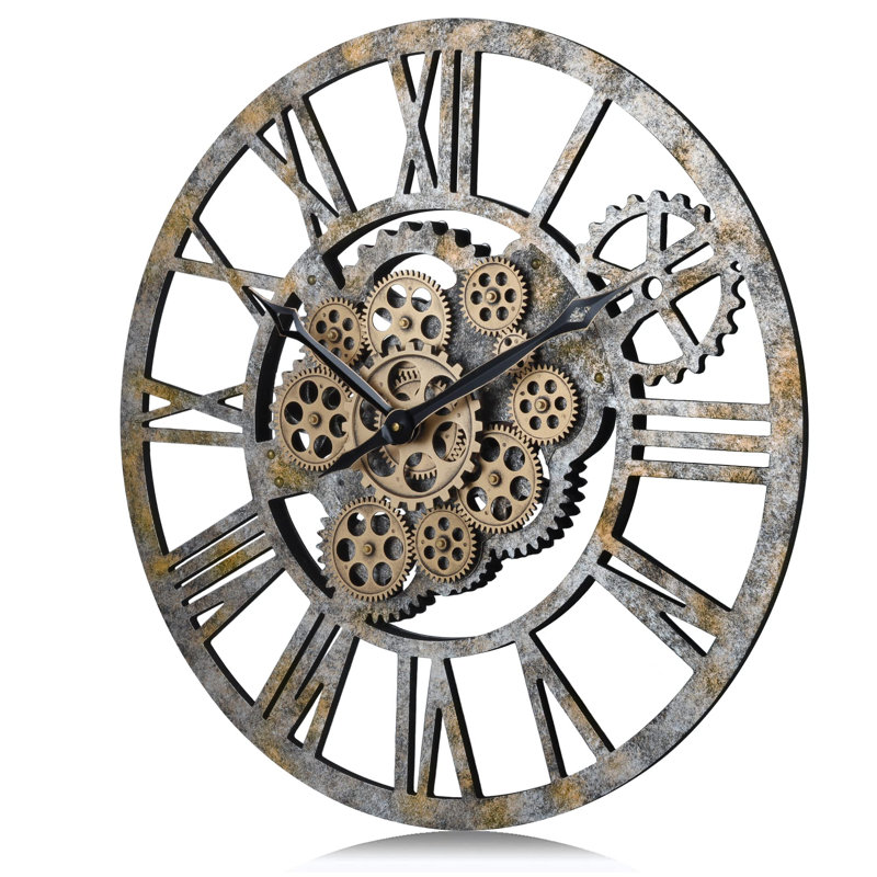 Bonifacas Manufactured Wood Wall Clock