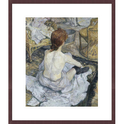 La toilette par Henri de Toulouse-Lautrec - Impression sur toile