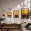 Sun Over Dark Lands Geometric - Print-2111244681-2111244676