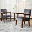 Ensemble de fauteuils d'appoint et de salon avec table de bout 32,6 po Soave-2088711267