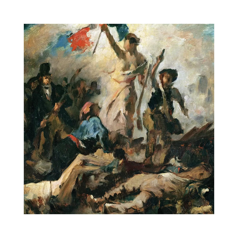 Study for Liberty Leading the People 1 Piece Wrapped Canvas Painting, 45.72 cm H x 45.72 cm W x 1.91 cm D