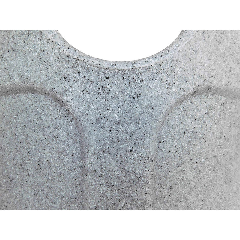 FCMP Outdoor Water Irrigation 45 Gallons Catalina Rain Barrel, Granite