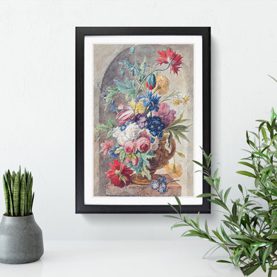 Still Life with Flowers Vol.2 by Jan Van Huysum - Picture Frame Painting