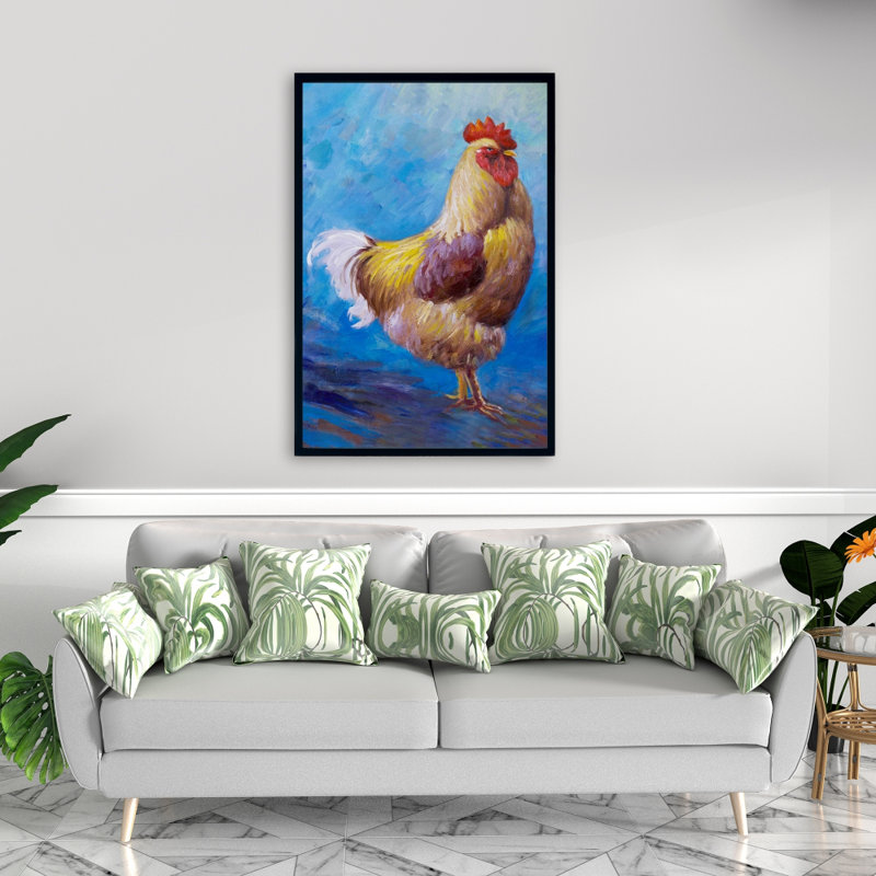 " Beautiful Rooster ", 36" H x 24" W