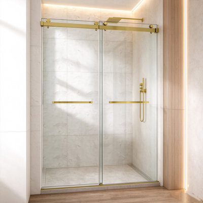 60" W x 79" H Double Sliding Shower Door