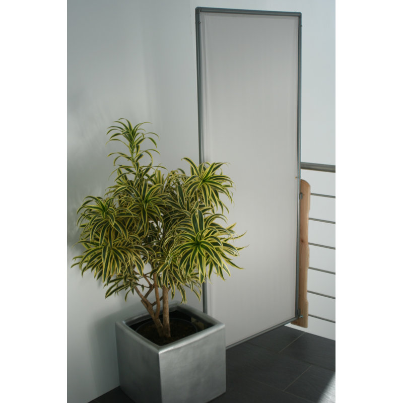 140cm W x 70cm H Hanging Room Divider, Light grey