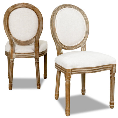 Chaise d'appoint rembourrée King Louis