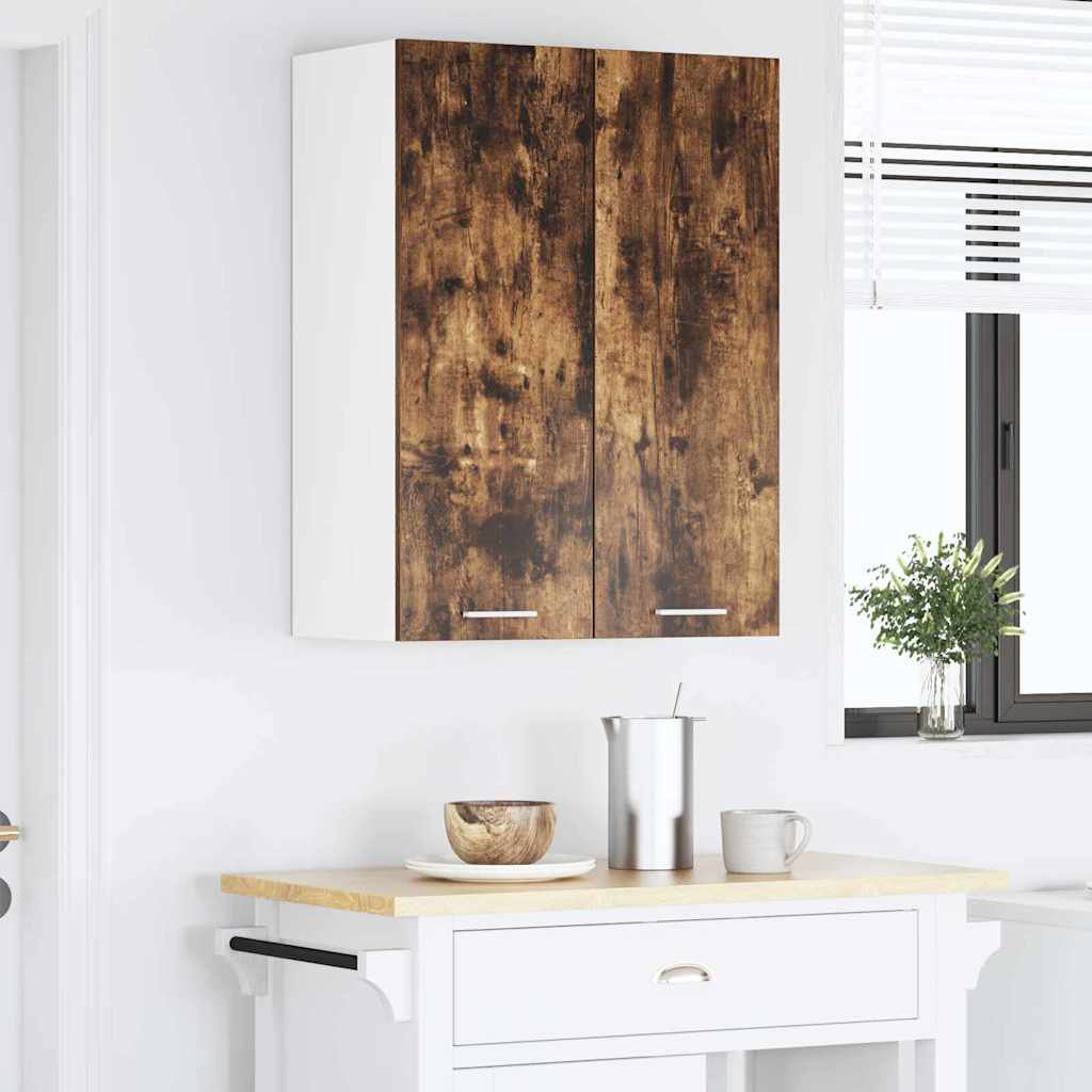 Vidaxl Hanging Cabinet With Storage Riga Artisan Oak 60 X 31 X 80 Cm