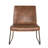 Sancia Faux Leather Side Chair - Brown-2050772568-2050772571