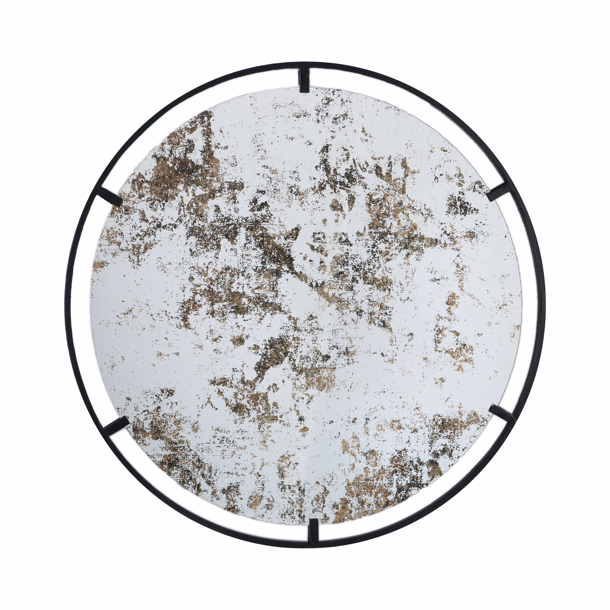 Round Mirror Frame Design 17 Stories Mirror With Industrial Design Round Mirror With Metal Frame ...