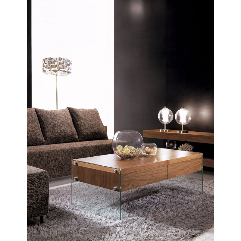Jaziya Sled Coffee Table with Storage