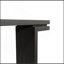 Console très large en placage de bois véritable de 66 po, canapé minimaliste derrière le canapé pour l'entrée, le couloir, le salon, le bureau personnel, noir-1108688193