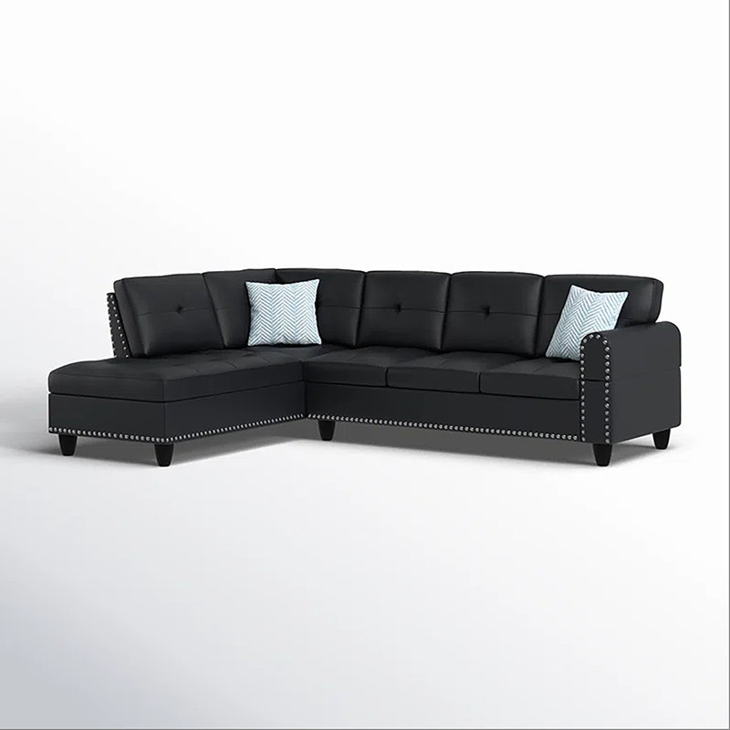 Canapé modulaire en similicuir 2 pièces Irine