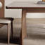 Table en noyer fritté-131634092