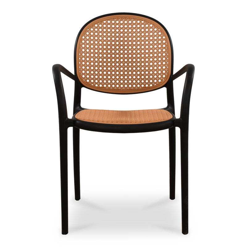Soren Outdoor Dining Chair -Set Of Two, Black