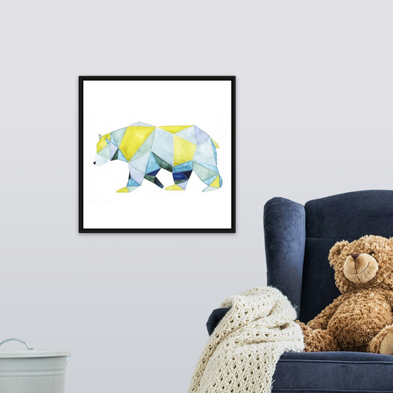 Art sur toile Polla, H 20 po x l 20 po x P 1,75 po, Cadre flottant noir