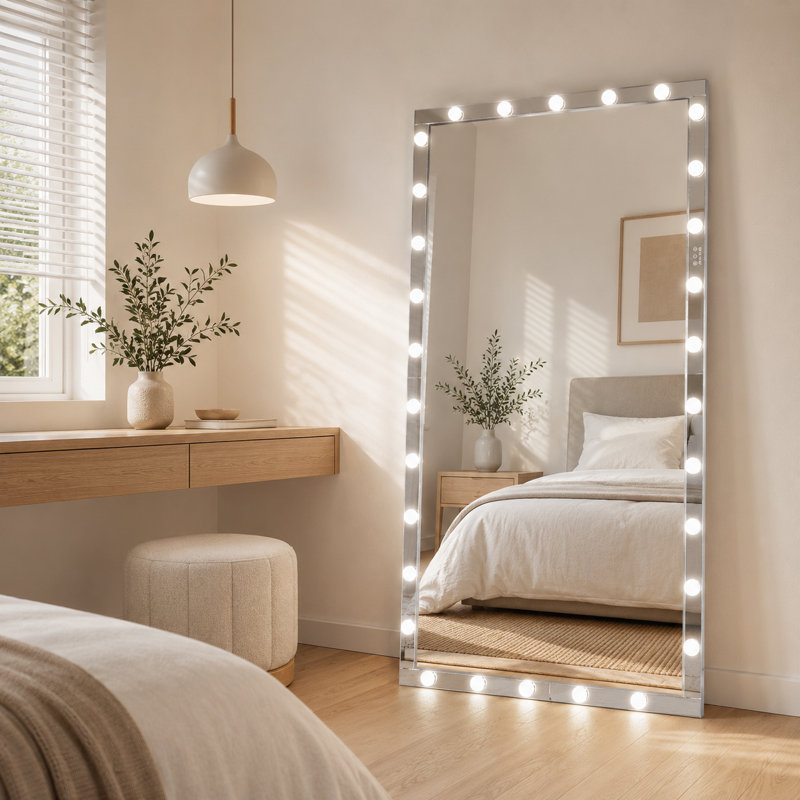 Miroir de salle de bain 72 po x 48 po à DEL Hollywood