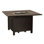 Square Chat Height Fire Table