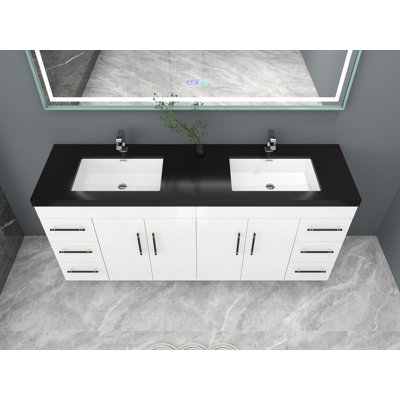 Ensemble de meuble-lavabo double 72 po Campman