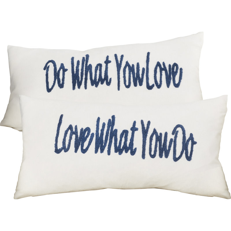 Embroidered Throw Pillow