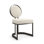 Chaise d'appoint en chocolat La Lune